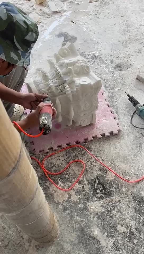 Guangxi White Marble Column,Optimustone Column