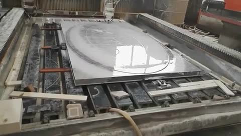 Carrara Marble Rounded Coffee Table Top