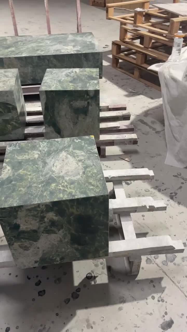 Exclusive Green Marble Coffee Table, Designer Marble Table