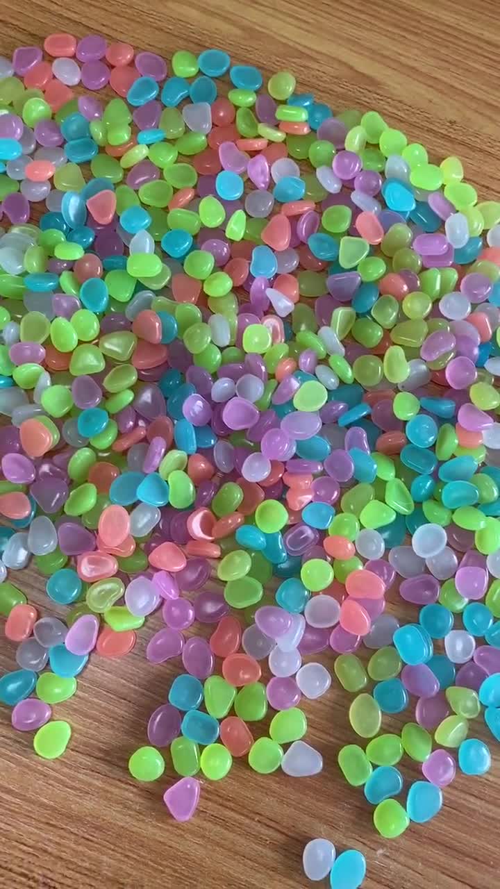 Luminous Stones Glow In Dark Garden Pebbles  Glowing Stone