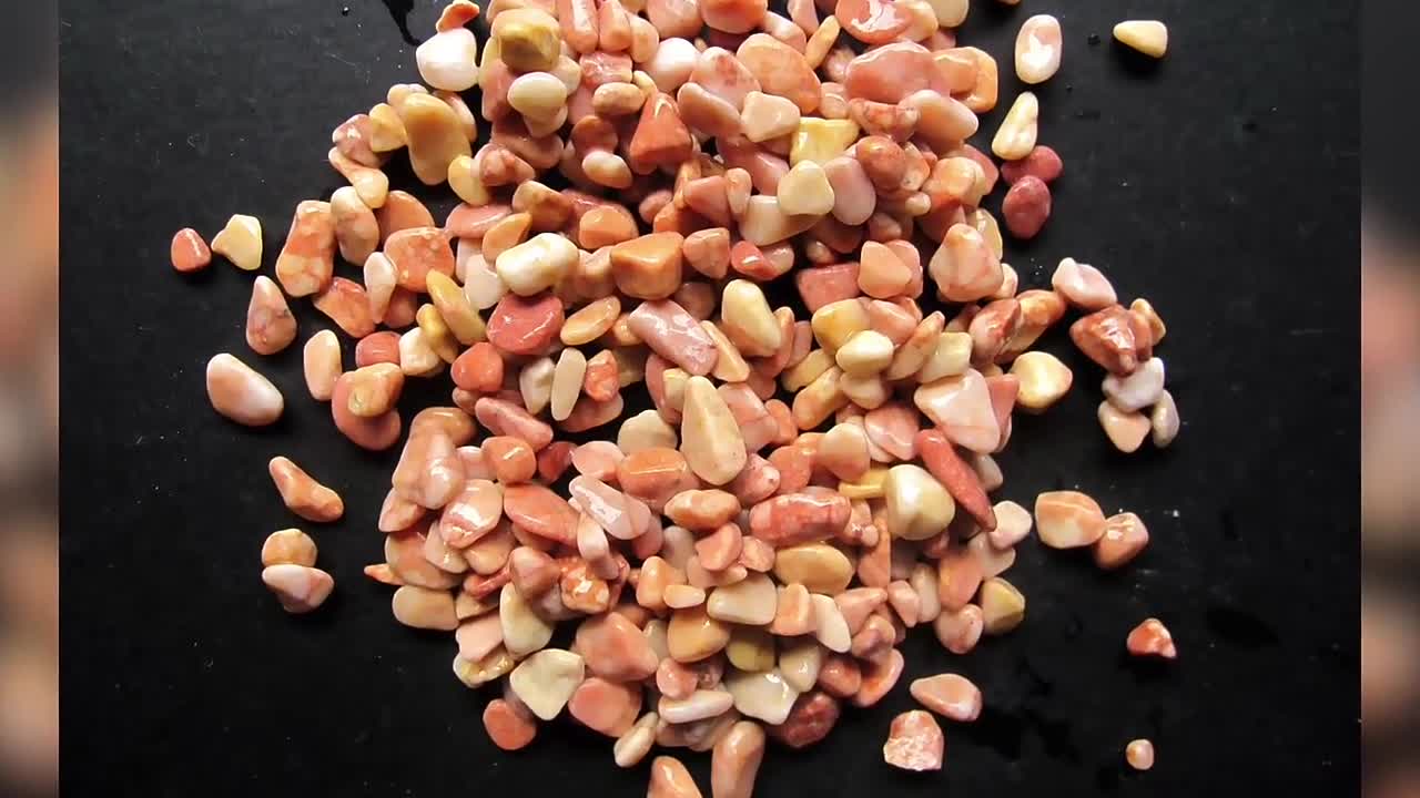 Natural Granite Tumbled Small Snow White Pebbles