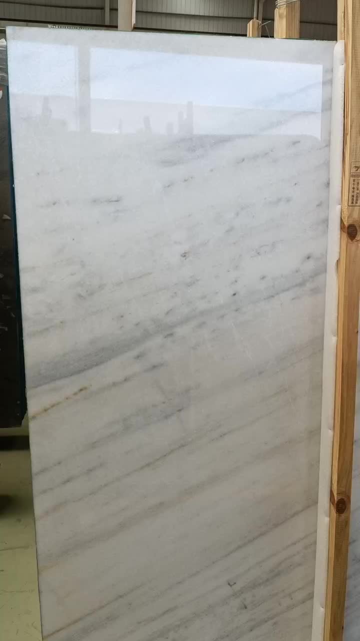 Dior White Marble Slab With High Gloss