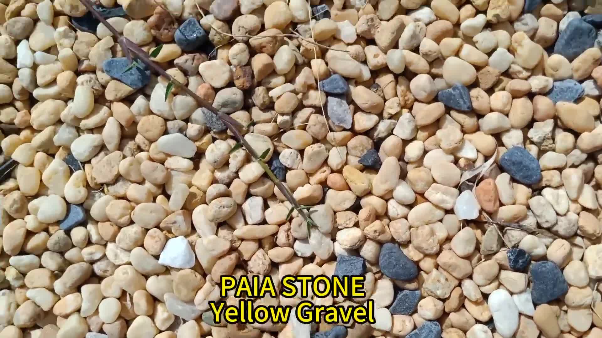 Natural Beige Pebble Stone For Garden Decoration