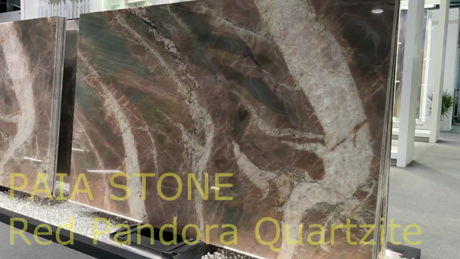 Natural Luxury Volupia Quartzite Slabs For Background Decor