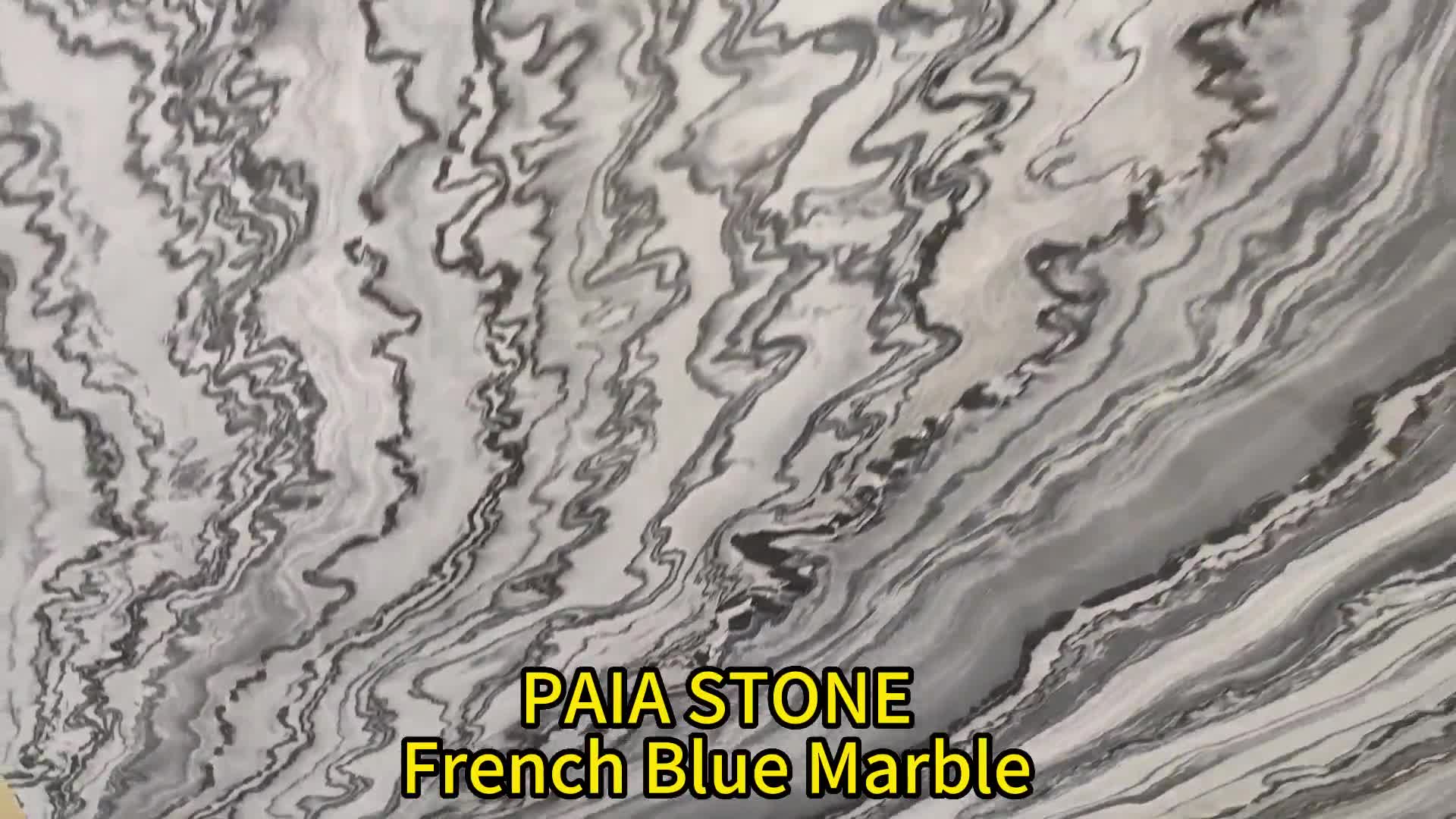 Wave Grain Blue Marble Silver Wave Marble Tiles For Floor