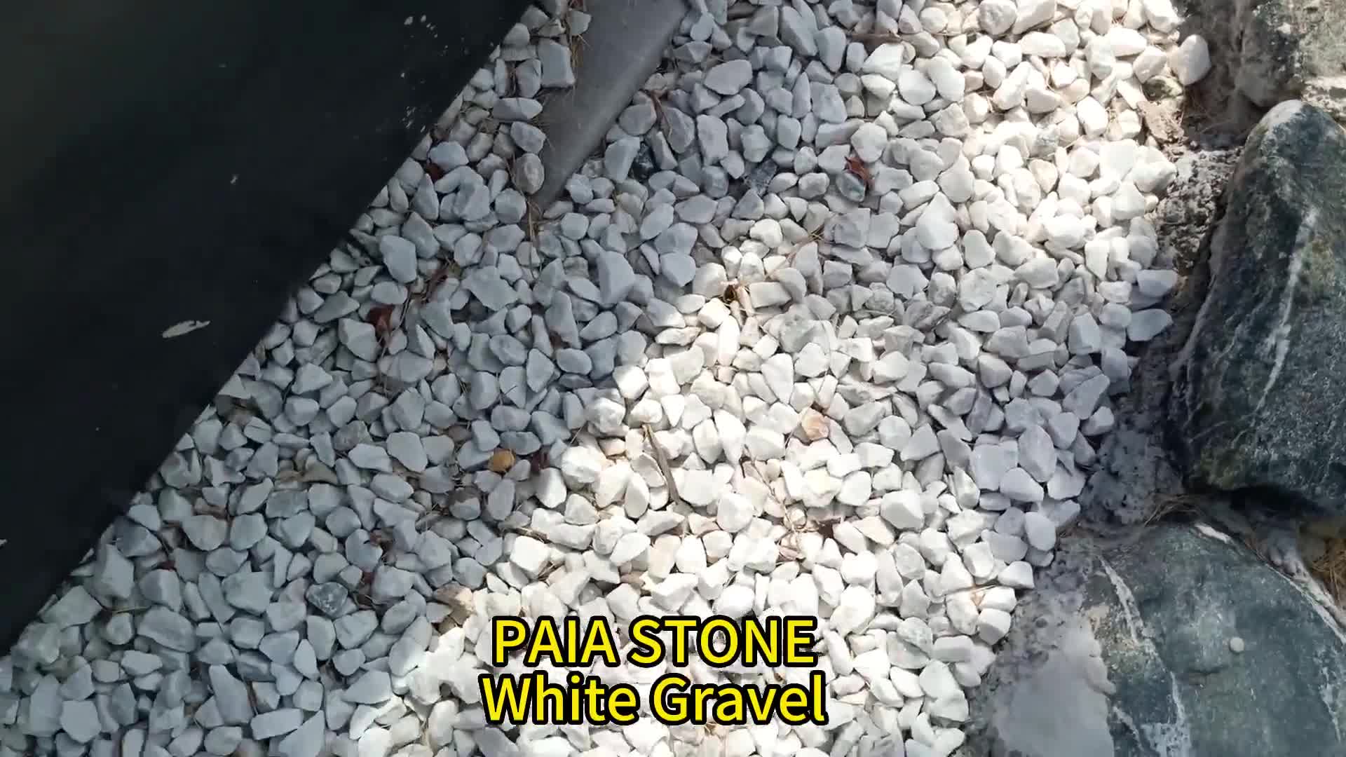 White Small  Gravel For Yard Landscape Stone