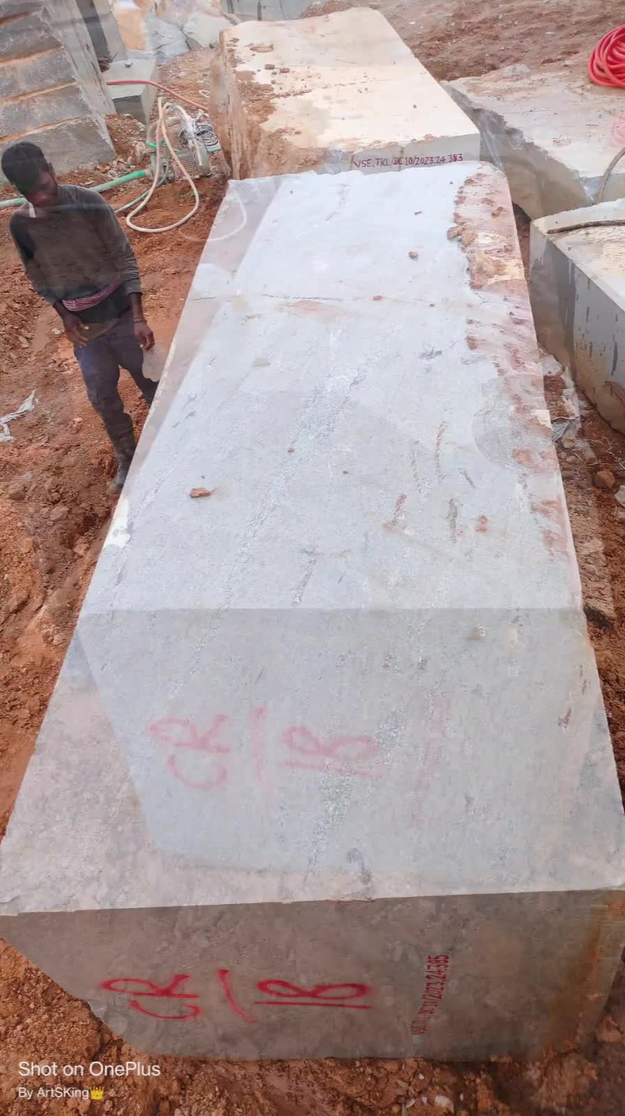 Silver Dyna Granite Blocks
