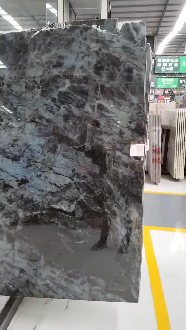 Lemurian Blue Granite Polished Slab