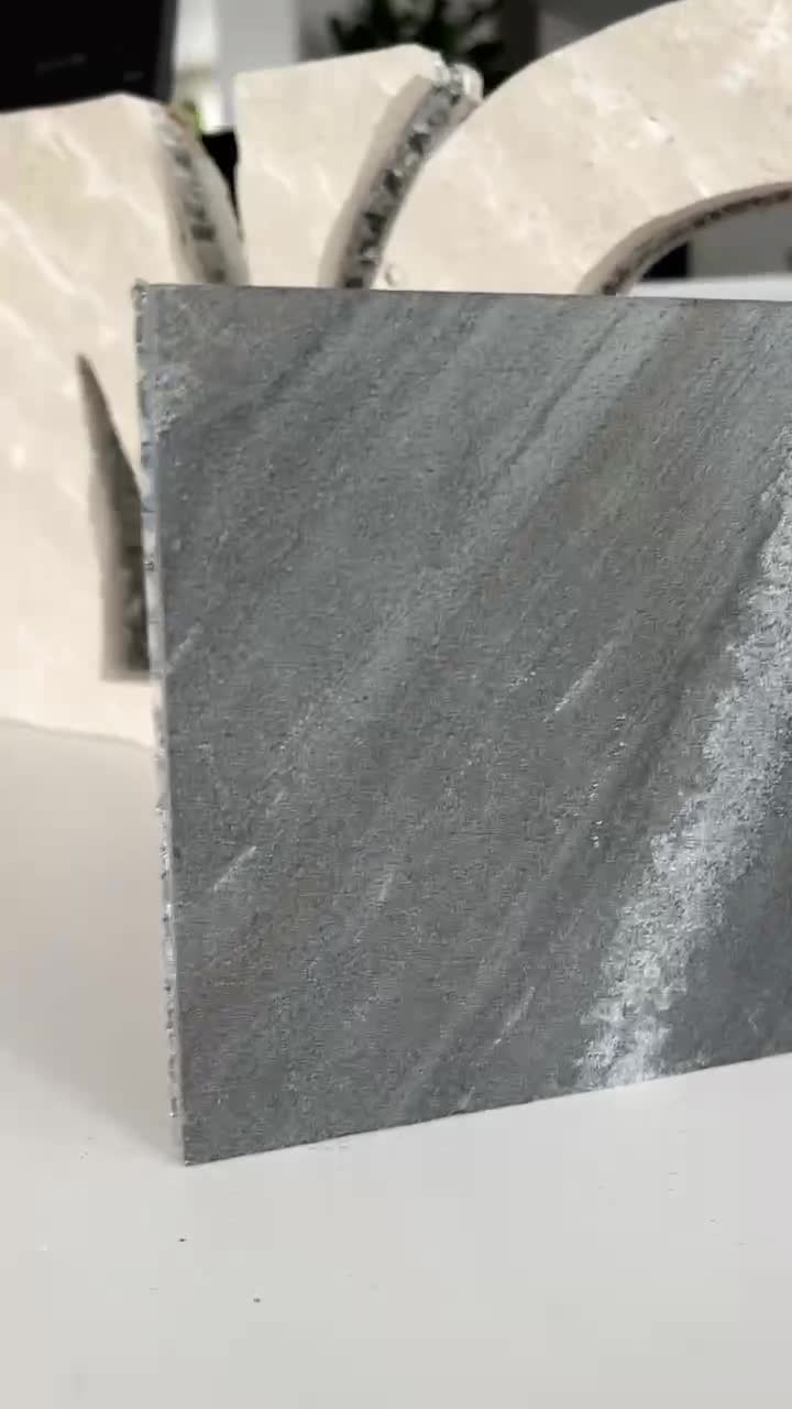 California Black Granite Sandblasted Honeycomb Panels