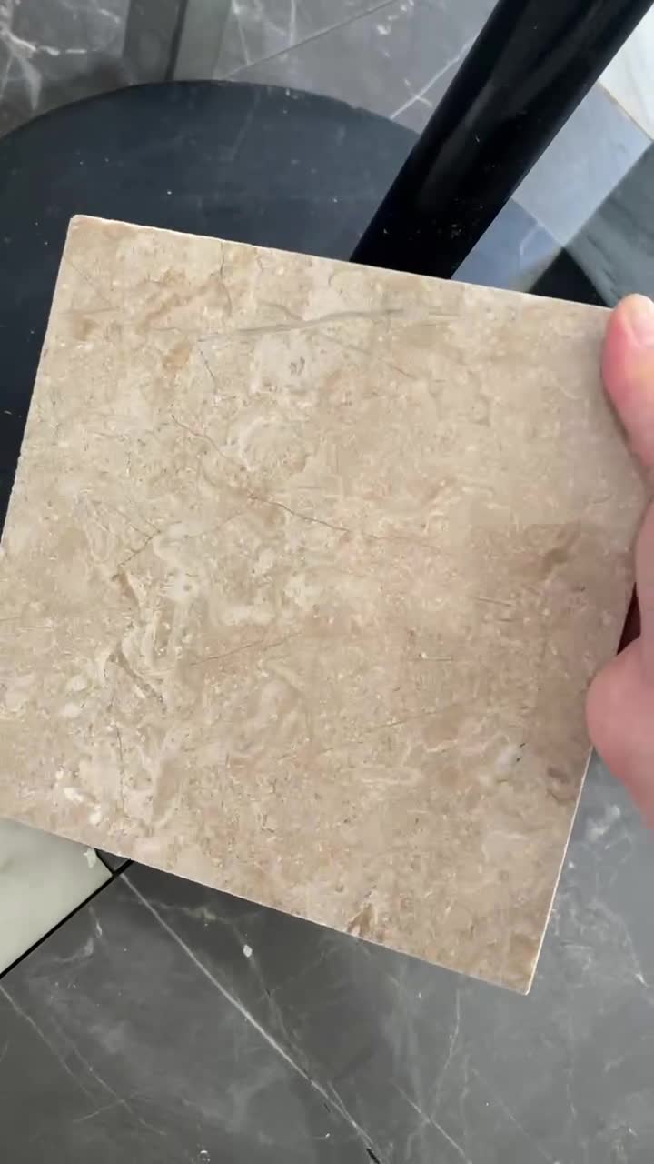 Iran Shandy Beige Marble Slab Tile Good Used For Wall