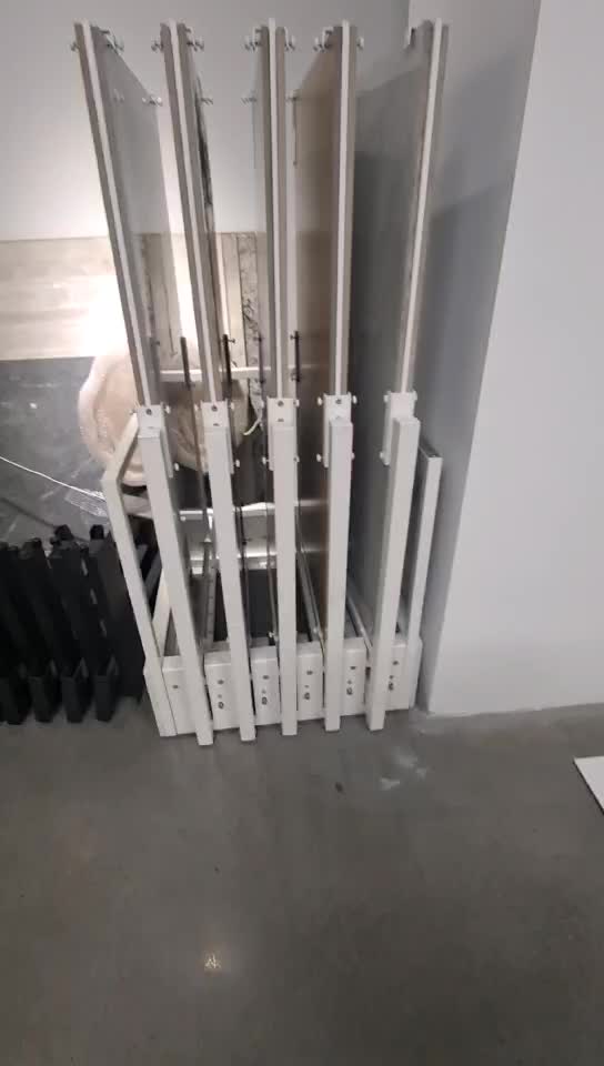 Ceramic Tile Push And Pull Out Rotary Display Stand
