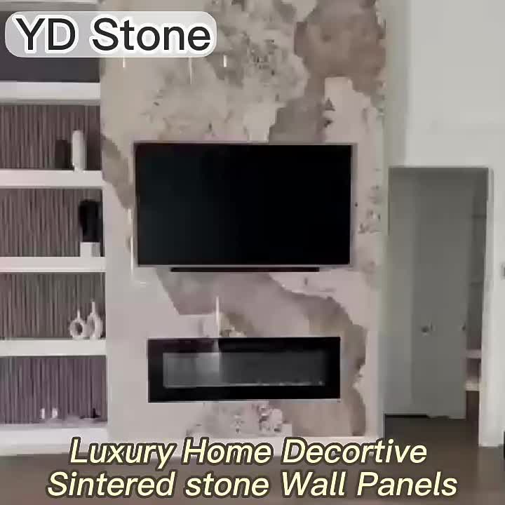 Bulgari Purple Sintered Stone Slab For Floor And Wall