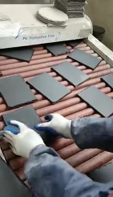 Black Natural Slate Stone Serving Plate