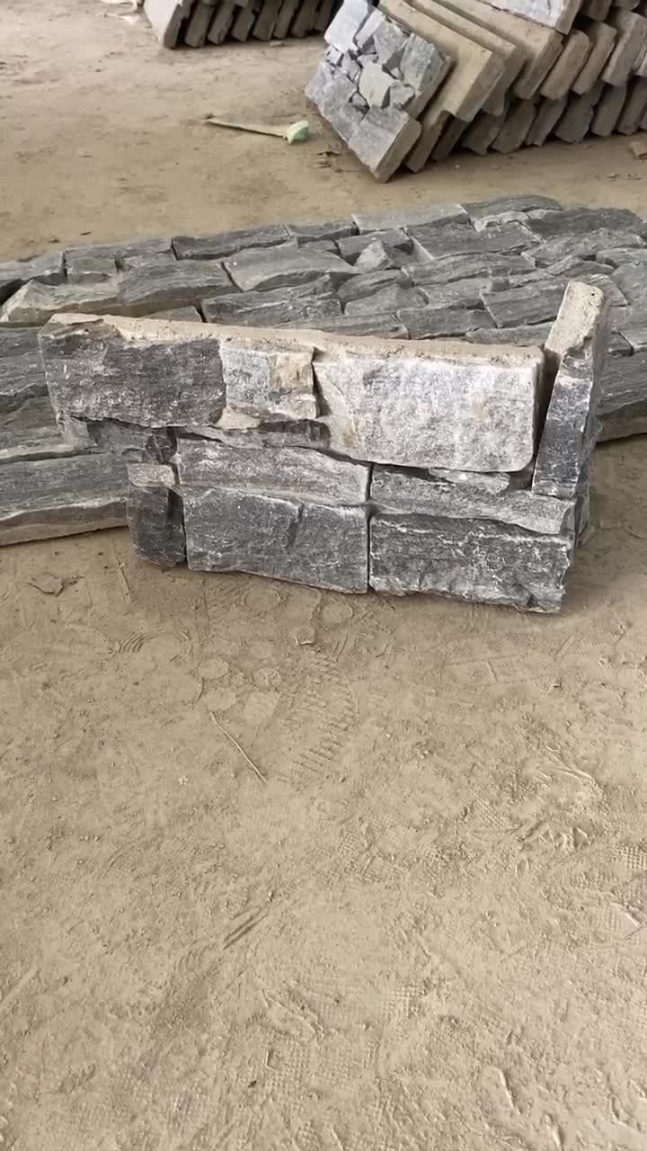Exterior Blue Quartzite Natural Stone Veneer Cladding