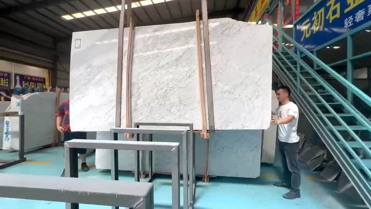 Statuario Venato Marble Fine Vein Calacatta Slab Tile