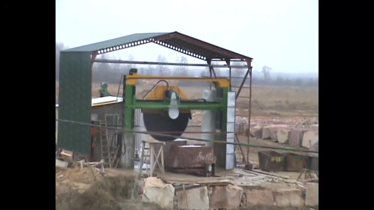 Multiblade Slab Bridge Block Multi Blade Block & Curb Stone Cutting Machine