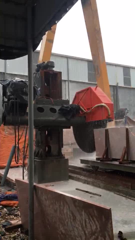 Single Jib Stone Cutter- Single Arm Block Cutting Machine