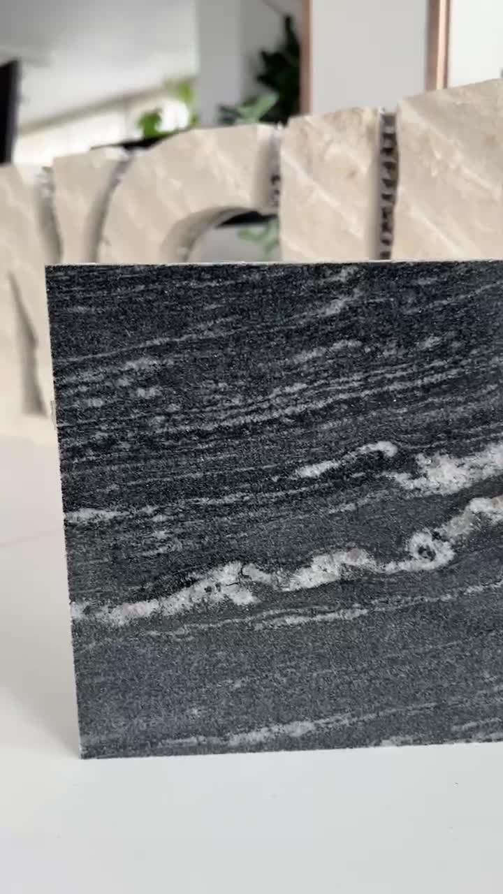 China Cosmos Black Granite Tile Laminated Honeycomb Panels