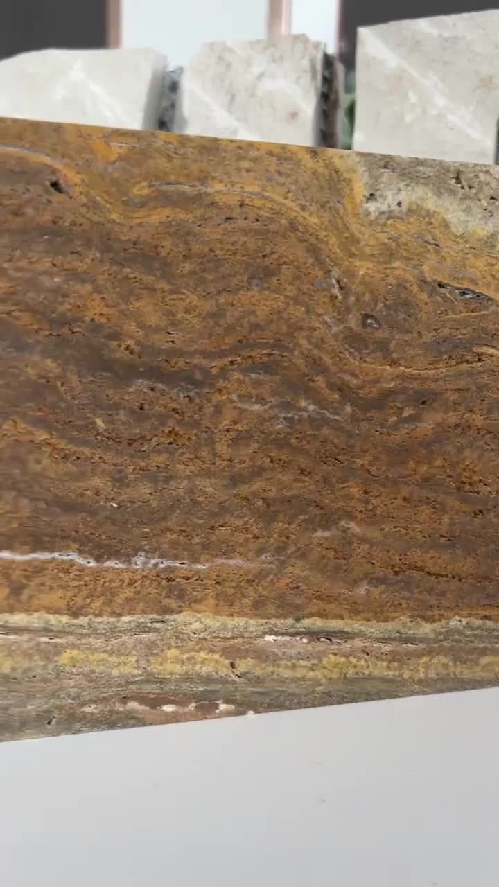 Golden Travertine Laminated Aluminum Honeycomb Panels
