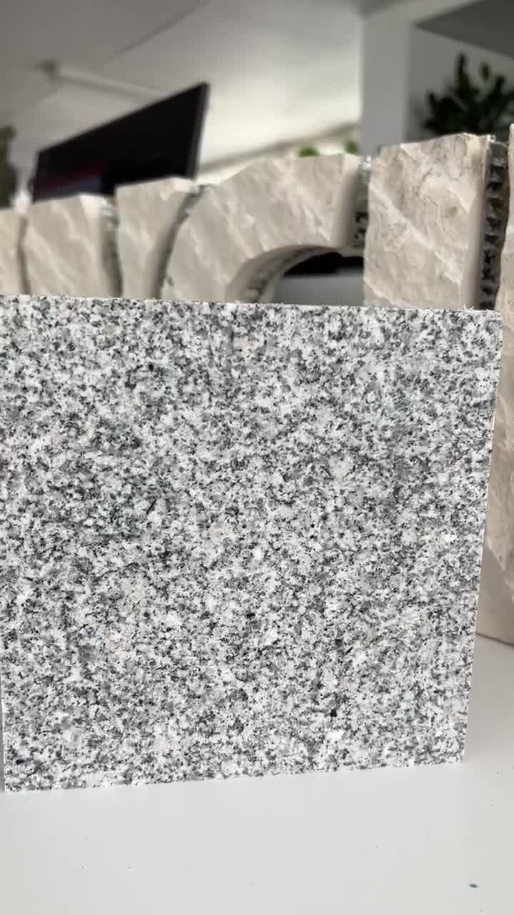 Silvestre Grey Granite Laminated Honeycomb Panels