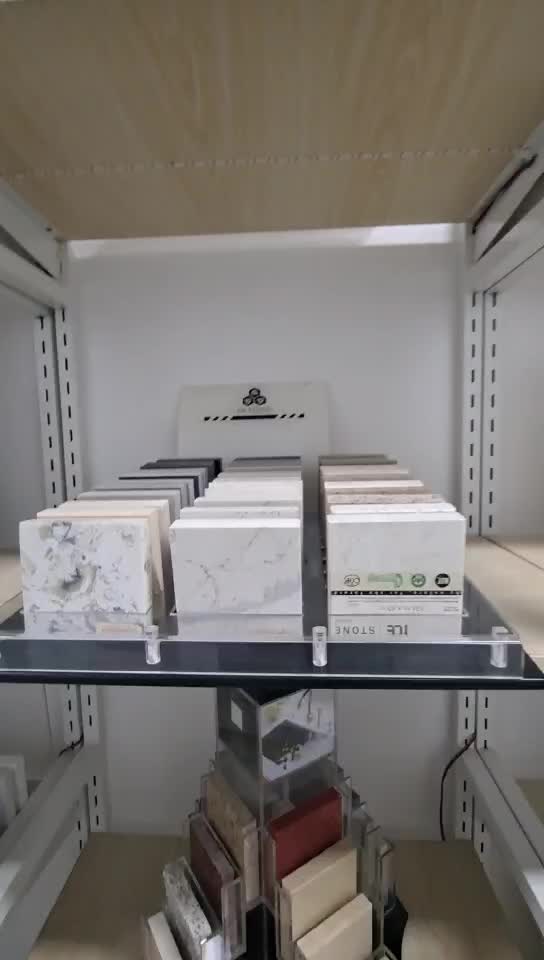 Acrylic Countertop Display Rack For Stone Sample