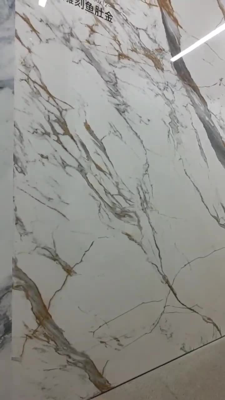 Sintered Stone Slabs Calacatta Gold White Marble Looks
