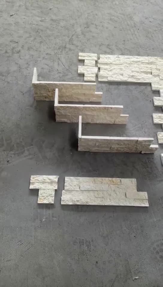 Beige Marble Stone Wall Ledge Stone Veneer