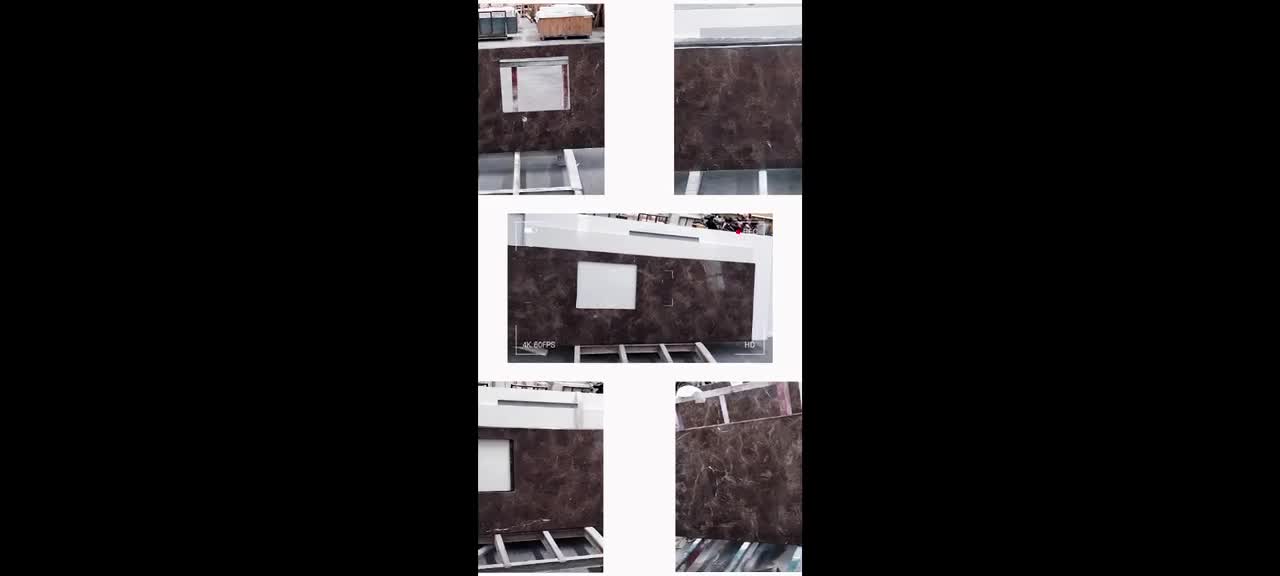Bespoke Brown Marble Kitchen Countertops