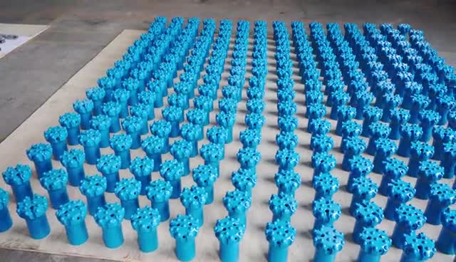Tungsten Carbide Buttons Auger Bit With Thread T38/T45/T51