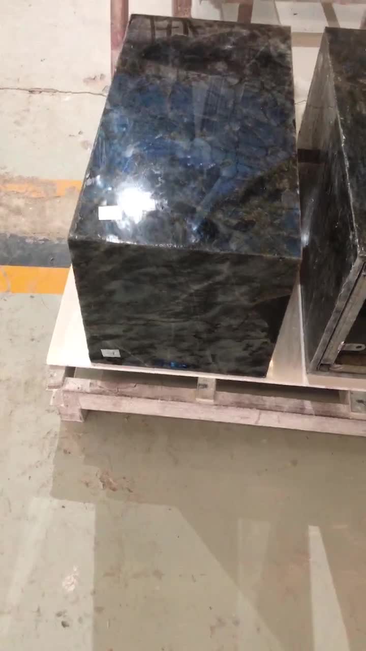 Labradorite Blue Granite Pedestal With Luxury Design