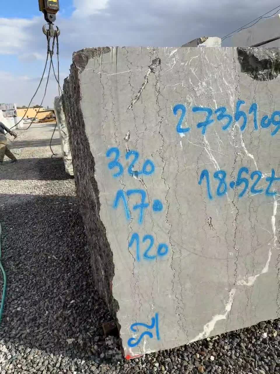 Pietra Gray Marble Blocks