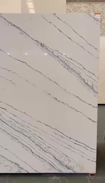 Calacatta Artificial Stone Slabs Series Ash Quartz Hot Sale