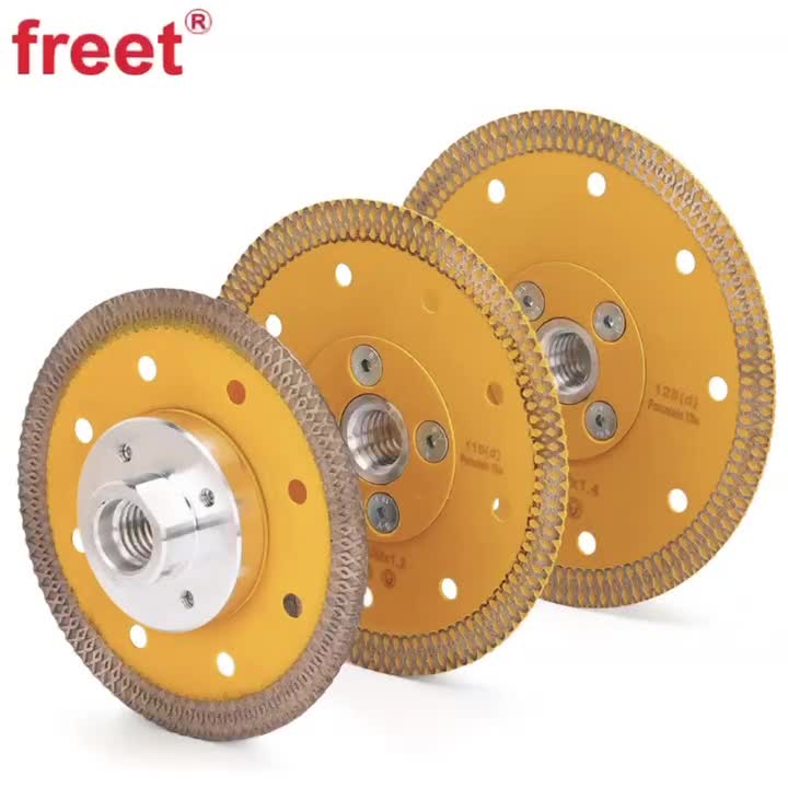 180Mm Diamond Dry Cutting Blade With Flange 22.23Mm