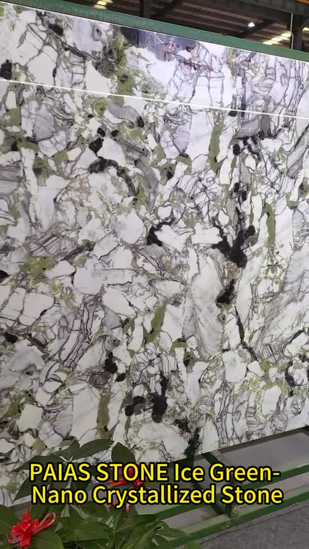 Ice Green  Nano Crystallized Glass For 20 Mm Wall Ties