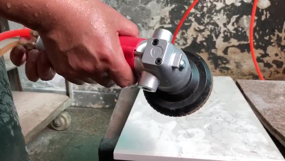 Air Pressure Polisher Side Rear Exhaust Polishing Grinding Machine