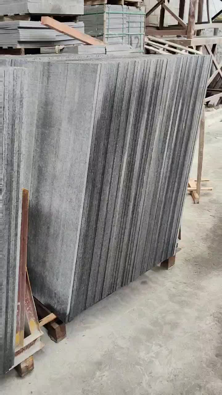Angola Black Granite Polished Surface Slabs
