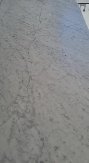 Bianco Carrara Marble Kitchen Countertops