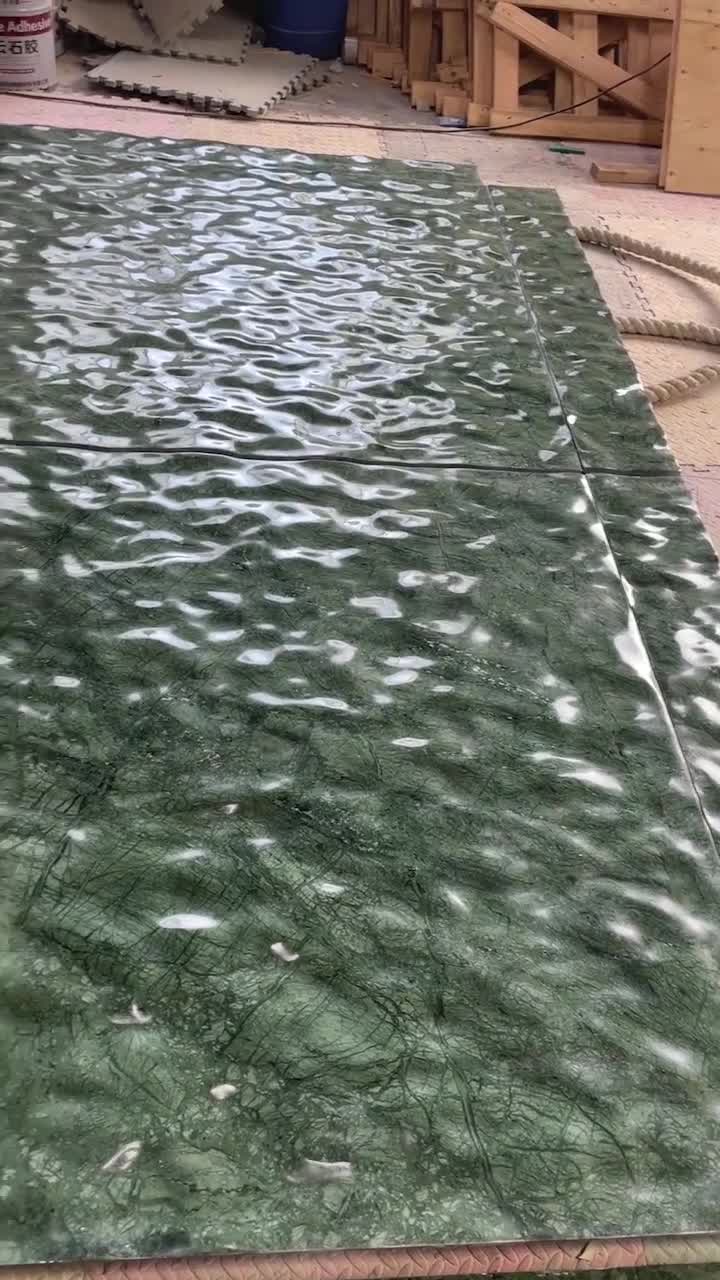 Black Marble Wave Liquid State, Spray Wave Custom Table