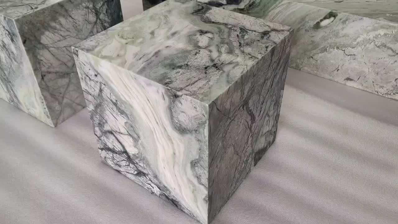 Green Marble Side Table