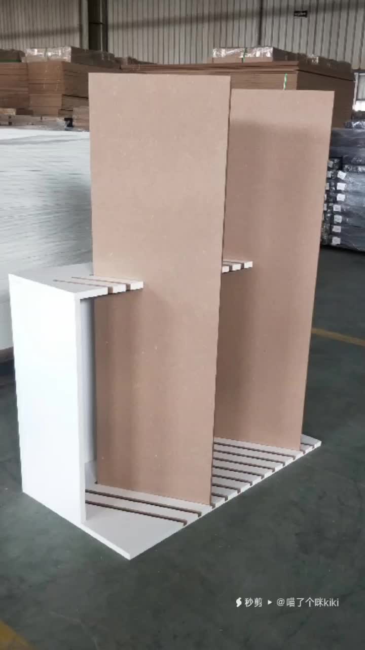 WE553 -- MDF Floor Tile Showroom Display Stand Rack