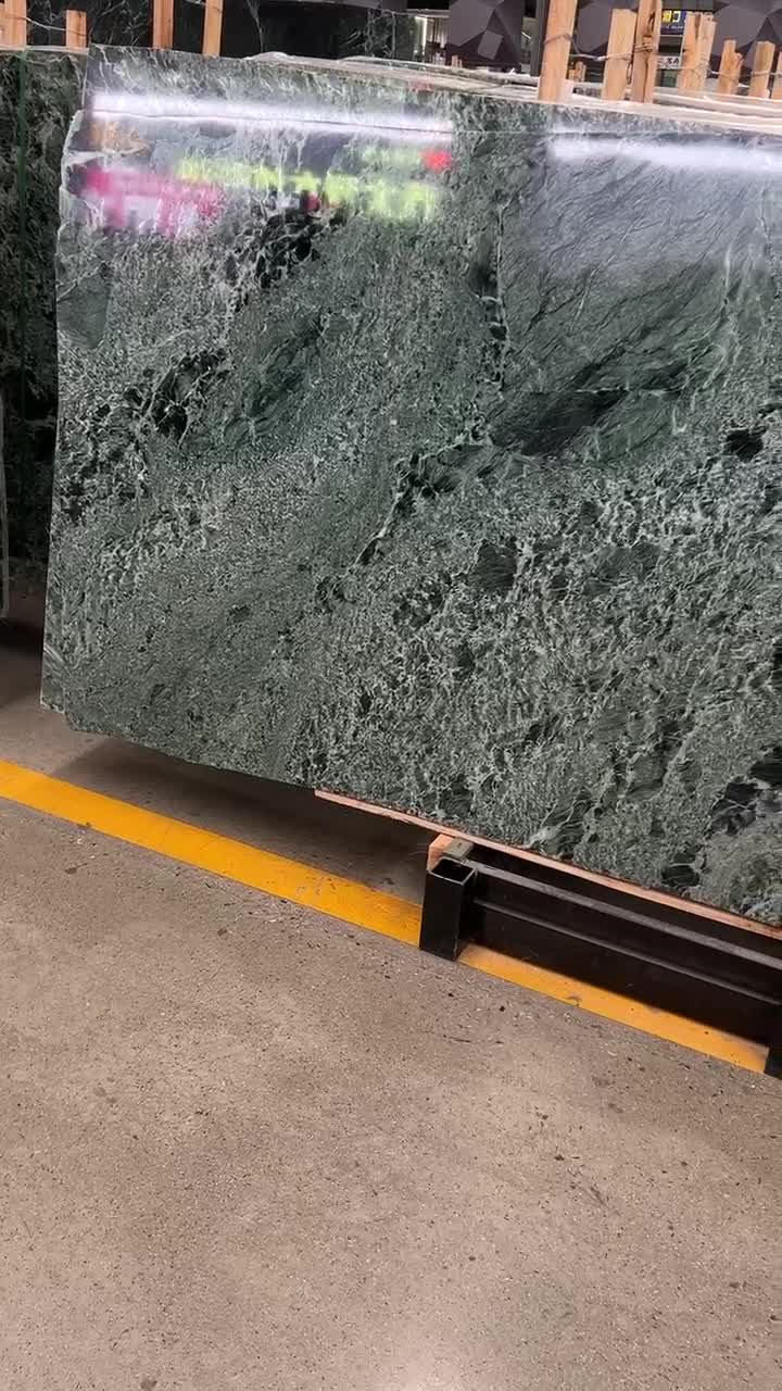 Polished Prada Green Verde Alpi Marble Slabs