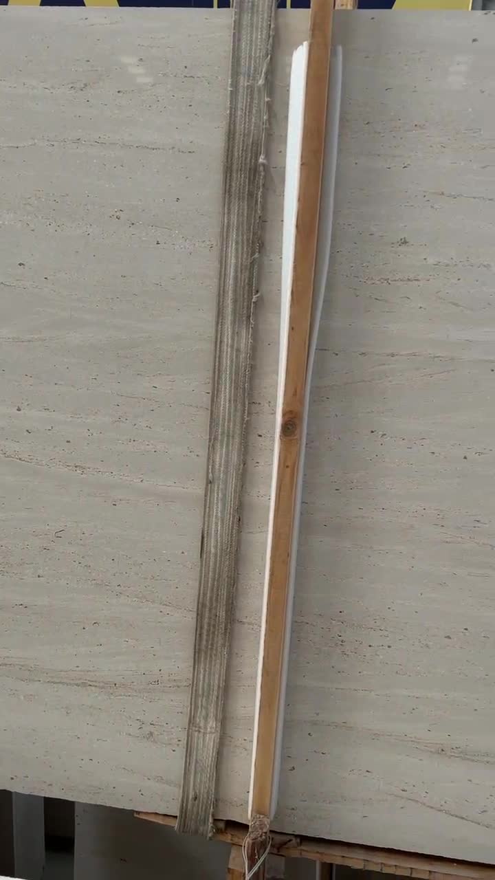 Portuguese Natural Stone Polished Moca Cream Limestone Slabs