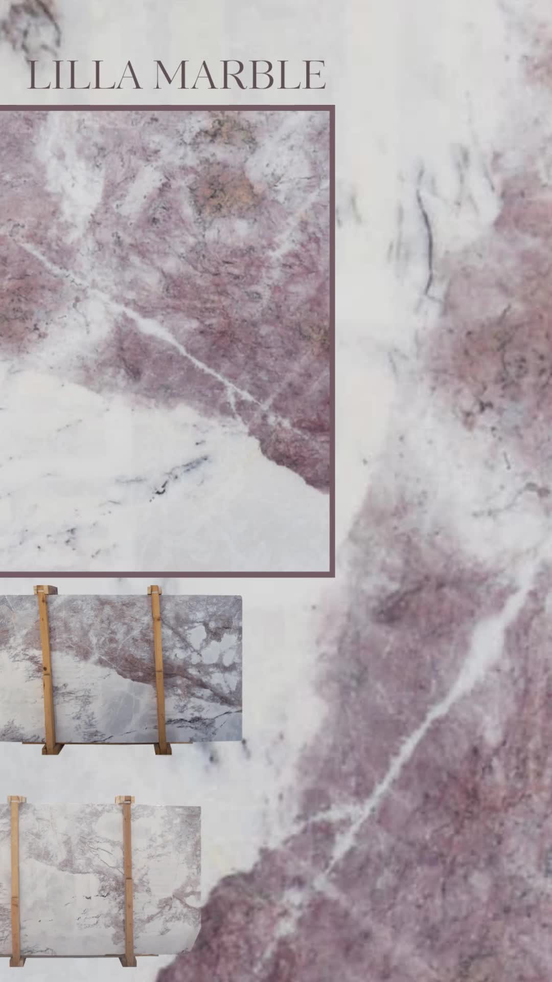 Lilac Marble Table Top