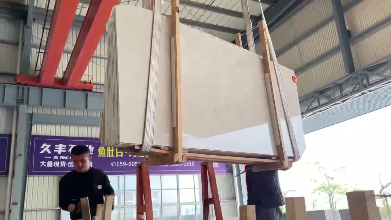 Ottoman Beige Marble Slabs Osmanli Bej Mermer New Altman