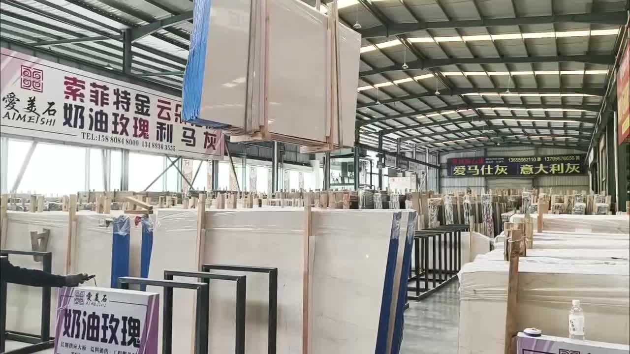 Sofita Gold Marble Slabs Bilecik Novita Jin Interior Floor