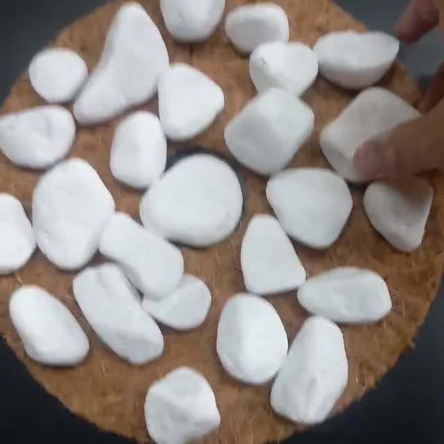 Big White Pebble Stone Landscaping Stone For Decoration