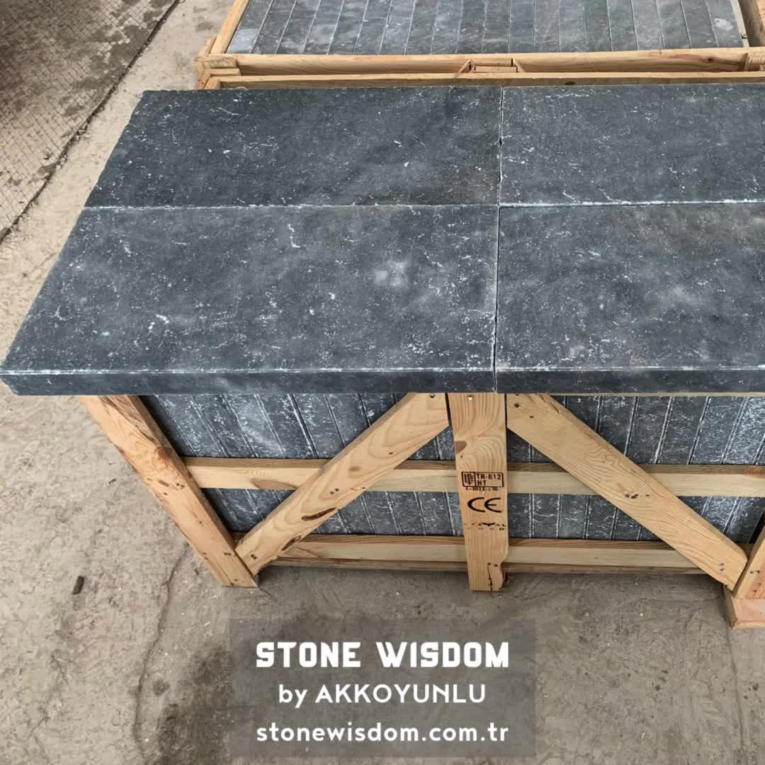 Afyon Blue Gray Marble Tiles