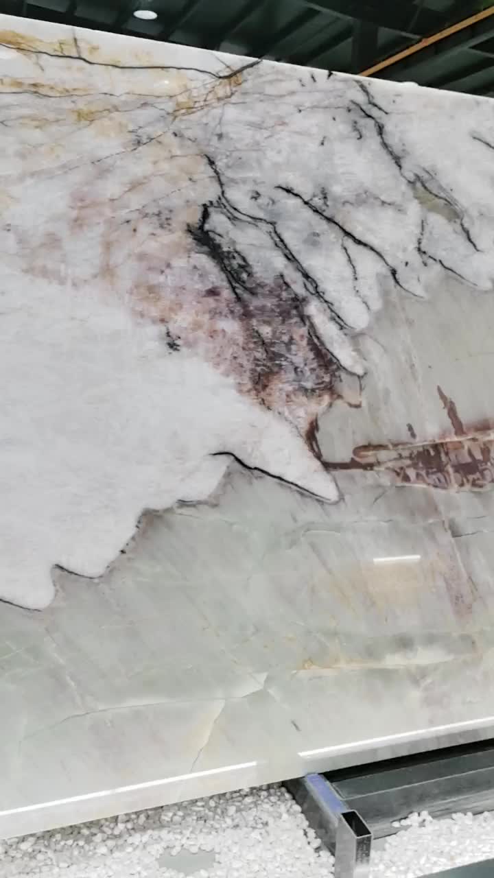 Elegant Look Cristallo Tiffany Quartzite Slabs