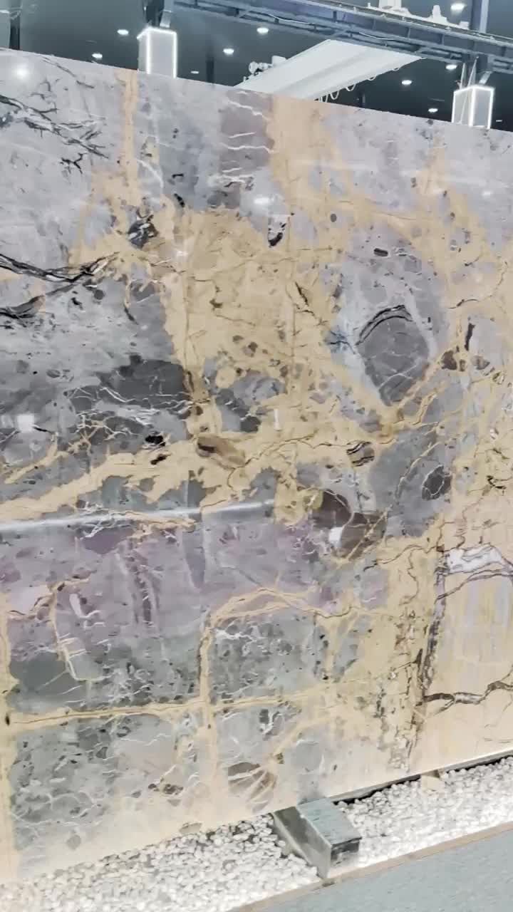Large Rainforest Golden Quartzite Slab Tiles