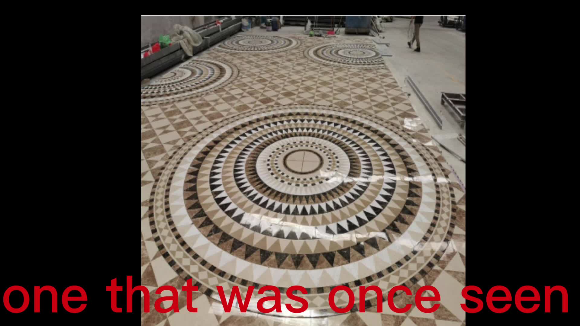 Arabic Majlis Loboy Flooring Marble Waterjet Medallion
